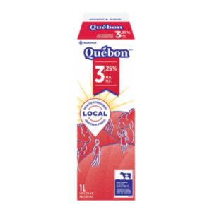 Lait homogénéisé Québon