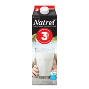 Lait homogénéisé Natrel finement filtré