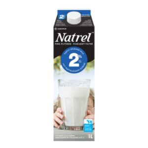 Lait 2% Natrel finement filtré