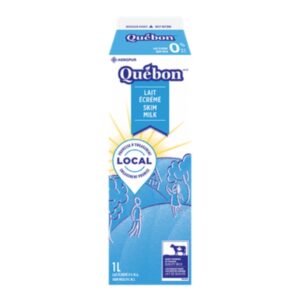 Lait écremé Québon