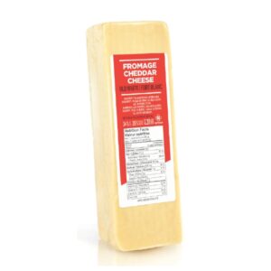 Fromage cheddar blanc fort