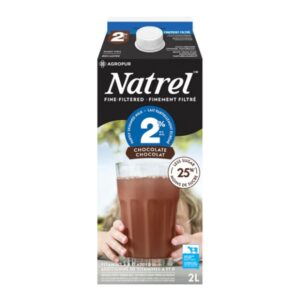 Lait au chocolat 2%  Natrel filtré 2L