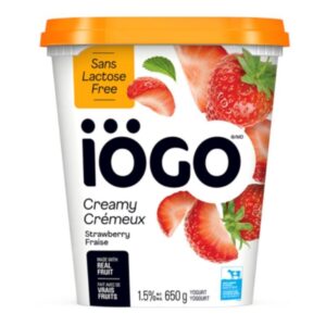 Yogourt iögo original fraise sans lactose