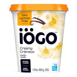 Yogourt iögo original vanille sans lactose