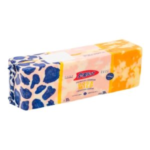 Fromage cheddar doux marbré