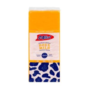 Fromage cheddar doux coloré